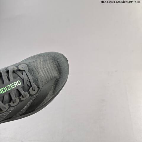 Adidas Adizero Evo SL Dark Grey Black Neon Green EU 39-46 Running Shoe - Unisex (BS-65409)