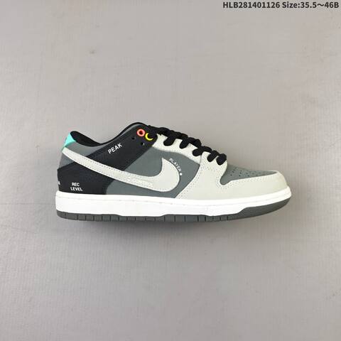 Nike SB Dunk Low Pro Grey Black White Mint EU 35 5-46 Skate Shoe - Unisex (BS-63031)