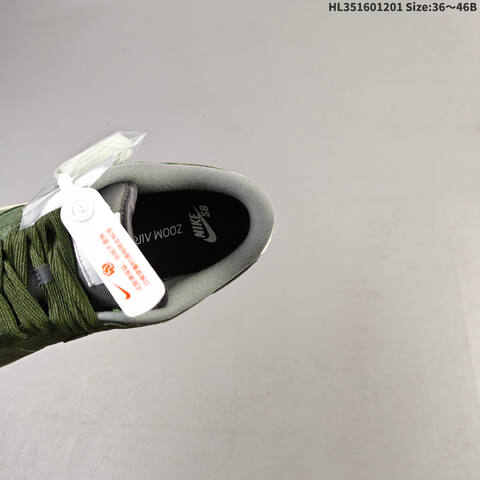 Nike SB Dunk Low Zoom Air Dark Green Grey Off White EU 36-46 Skate Shoe - Unisex (BS-62907)