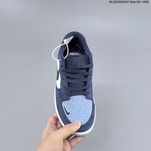 Nike SB Force 58 Navy Blue Light Blue White EU 36-45 Skate Shoe - Unisex (BS-62162)