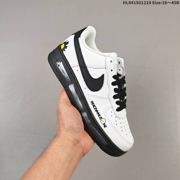 Nike Air Force 1 07 PEACEMINUSONE white black yellow EU 36-45 sneaker