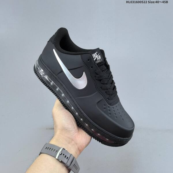 Nike Air Force 1 Posite Fl Max black white silver clear EU 40-45 sneaker