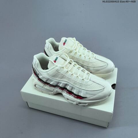 Nike Air Max 95 Undefeated Sail Black Red Green EU 40-46 Sneaker - Men's (BS-60724)