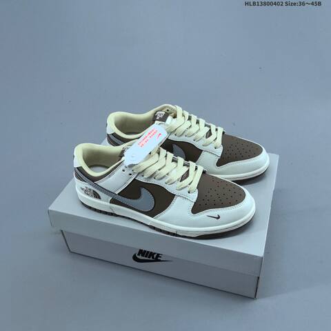 Nike Dunk Low Off White Brown Grey Red EU 36-45 Skate Shoe - Unisex (BS-60979)