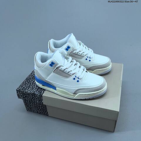 Nike Air Jordan 3 Retro AIR JORDAN CT8532-101 ID HL421000322 Size 36 47 Lifestyle - Unisex (BS-66468)