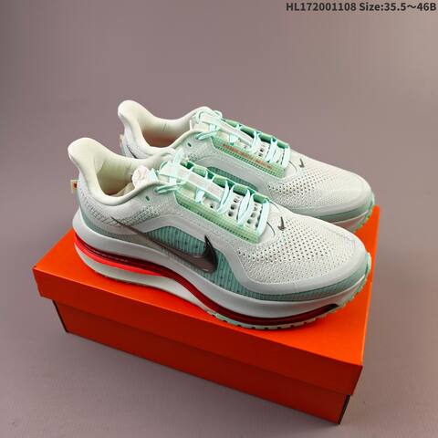 Nike Air Zoom Pegasus Premium Mint White Dark Grey Red EU 35 5-46 Running Shoe - Unisex (BS-63876)