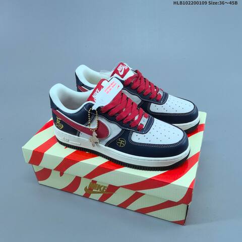 Nike Air Force 1 07 LV8 Dark Grey Orange Black EU 36-45 Sneaker - Unisex (BS-62123)