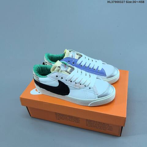 Nike Blazer Low 77 Jumbo White Brown Grey Sail EU 36-45 Skate Shoe - Unisex (BS-61110)