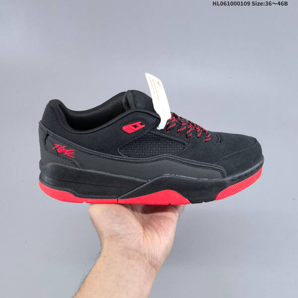 Jordan Flight Court black/red 36~46B basketball