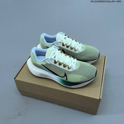 Nike Zoom Fly 5 White Neon Green Black EU 39-45 Running Shoe - Unisex (BS-60506)
