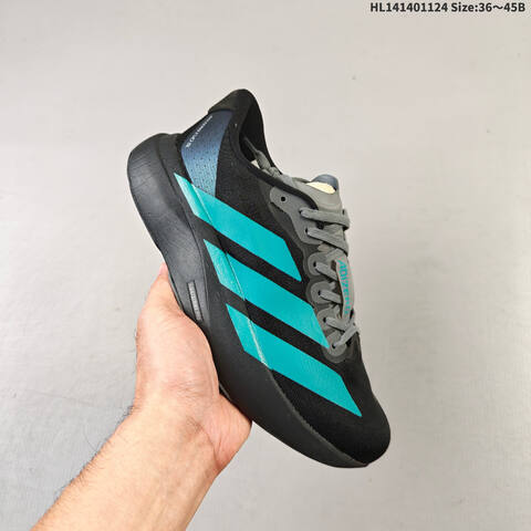 Adidas Adizero Evo SL JS4488 Black Teal Grey EU 36-45 Running Shoe - Unisex (BS-65473)