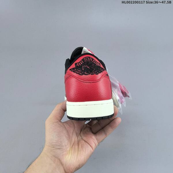 Jordan Air Jordan 1 Low black/red/white 36~47.5 basketball