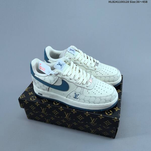 Nike Air Force 1 07 LV8 off white blue EU 36-45 sneaker