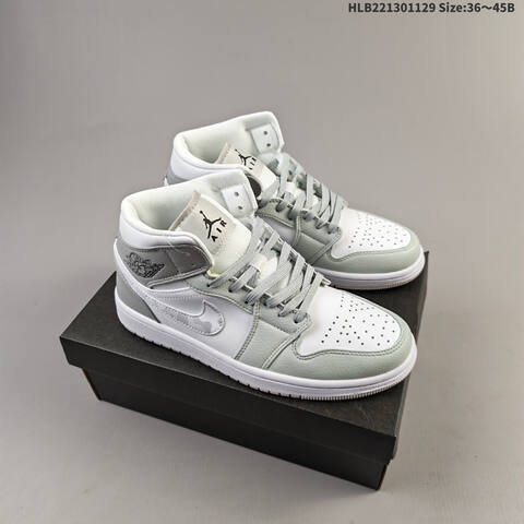 NIKE Air Jordan 1 Retro Mid AIR JORDAN 852842 36 36 5 37 5 38 Lifestyle - Women's (BS-67623)