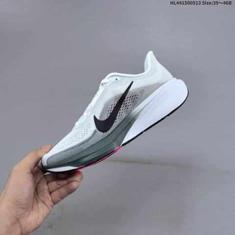 Nike Air Zoom Pegasus 42 White Black Grey EU 39-46 Running Shoe - Unisex (BS-60362)