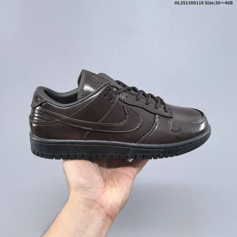 Nike Dunk Low Dark Brown Black EU 36-46 Skate Shoe - Unisex (BS-61923)