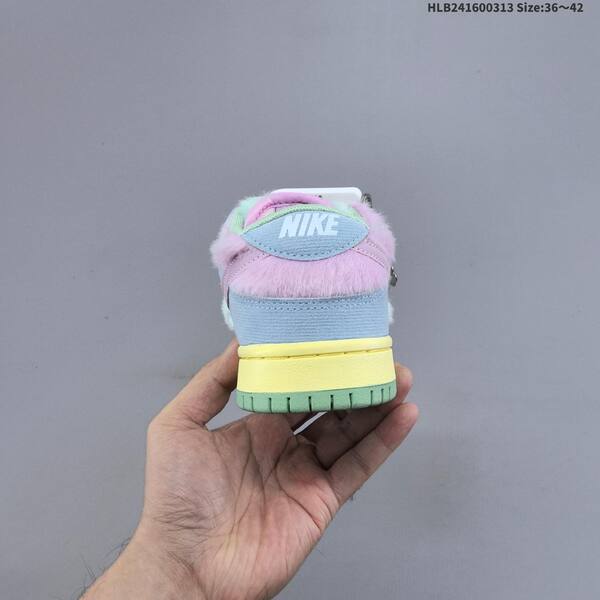 Nike SB Dunk Low Pro light blue mint green pink yellow green EU 36-42 skate shoe