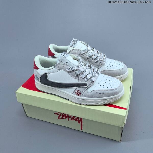 Jordan Air Jordan 1 Low x Travis Scott white/black/red EU 36-45 lifestyle