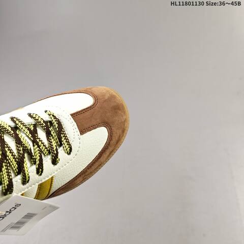 Adidas Samba Off White Brown Gold Gum EU 36-45 Skate Shoe - Unisex (BS-65397)