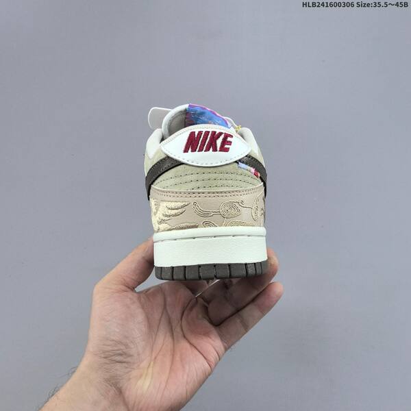 Nike SB Dunk Low Pegasus Pack CNY white beige olive dark brown red EU 35 5-45 skate shoe