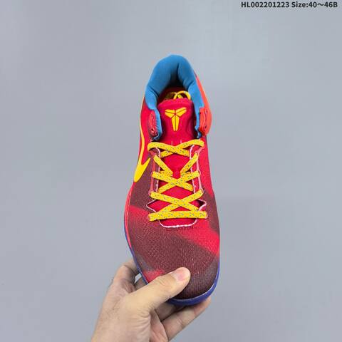 Nike Kobe 8 Protro Year Of The Horse Red Yellow Blue Purple EU 40-46 Basketball Shoe - Men's (BS-62496)
