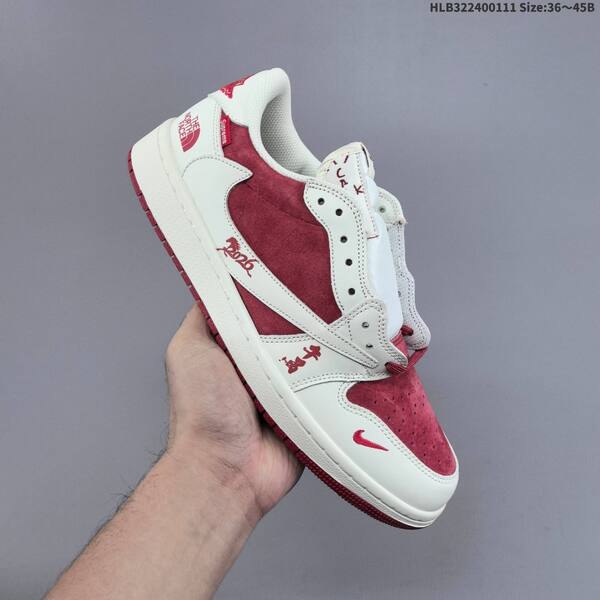 Nike Air Jordan 1 Low x Travis Scott white/red EU 36-45 lifestyle
