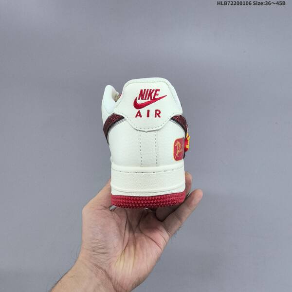 Nike Air Force 1 07 LV8 off white red gold EU 36-45 sneaker