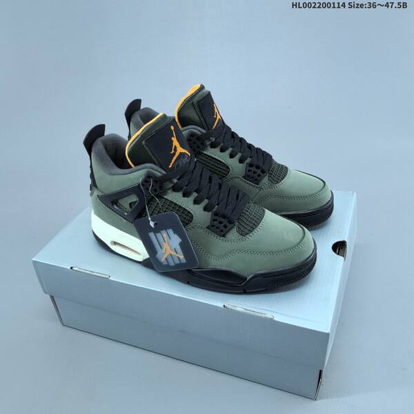 Jordan Air Jordan 4 Retro Undefeated Olive green/black/orange EU 36-47.5 basketball