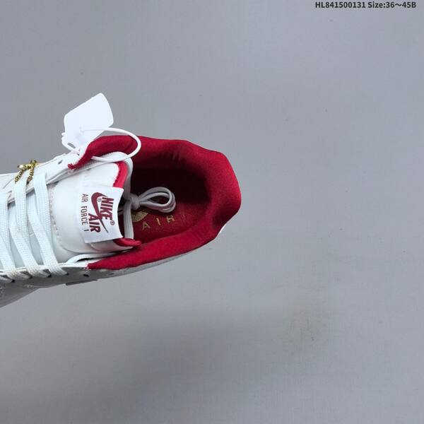 Nike Air Force 1 07 white red gold EU 36-45 sneaker