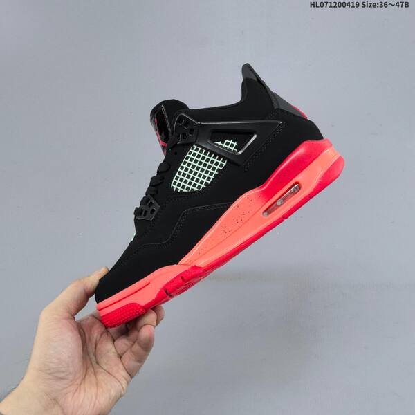 Jordan Air Jordan 4 Retro Black/Bright Crimson EU 36-47 basketball