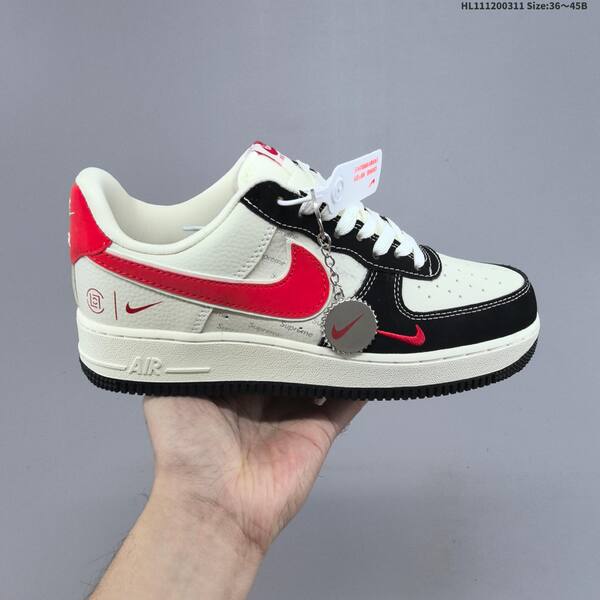 Nike Air Force 1 07 off white black navy blue EU 36 45 sneaker EU 36-45