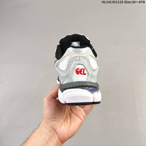 ASICS GEL-NYC Silver White Dark Grey Black EU 36-47 Running Shoe Running Sneakers - Unisex (BS-69235)