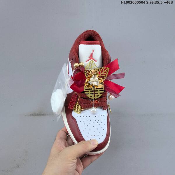 Jordan Air Jordan 1 Low white/burgundy red EU 35.5-46 basketball