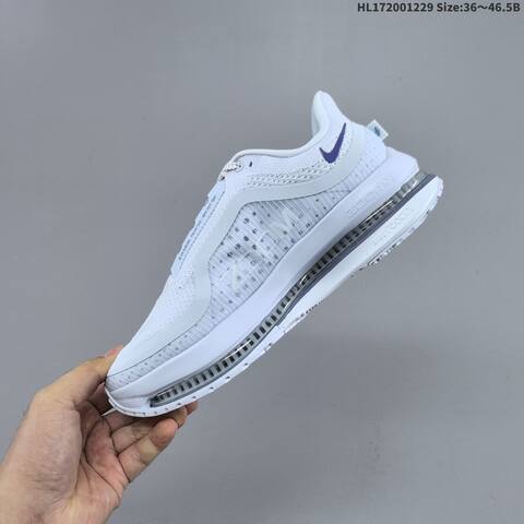 Nike Air Zoom Pegasus Premium White Silver Light Blue EU 36-46 5 Running Shoe - Unisex (BS-62346)