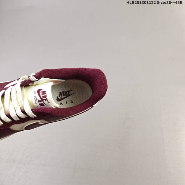 Nike Air Force 1 07 sail burgundy gum white EU 36-45 sneaker