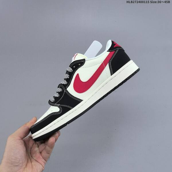 Jordan Air Jordan 1 Low x Travis Scott White/Black/Red EU 36-45 lifestyle