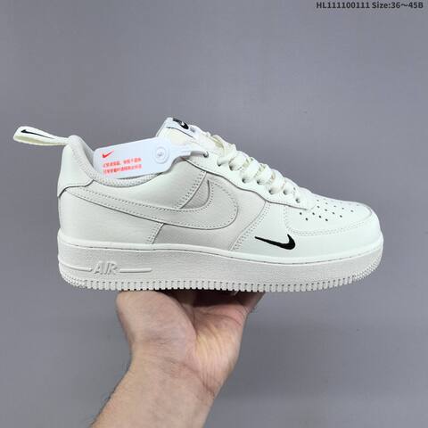 Nike Air Force 1 07 Off White Black EU 36 45 Sneaker EU 36-45 - Unisex (BS-62068)
