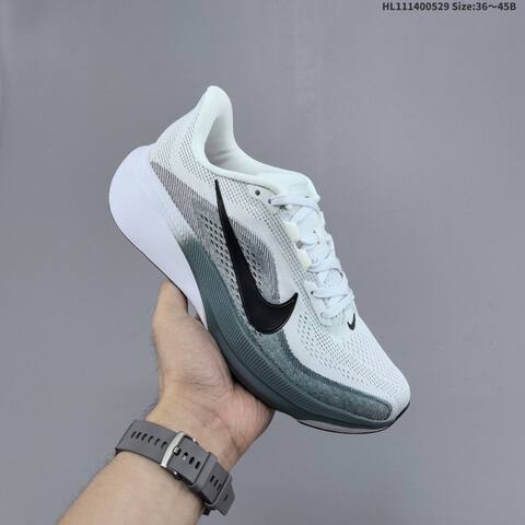 Nike Air Zoom Pegasus 42 White Black Grey EU 36-45 Running Shoe - Unisex (BS-60065)