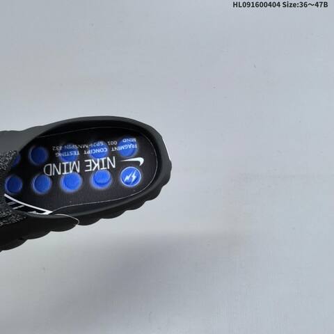 Nike Mind 001 Recovery Slide Black Heather Gray White EU 36-47 Slides - Unisex (BS-60929)