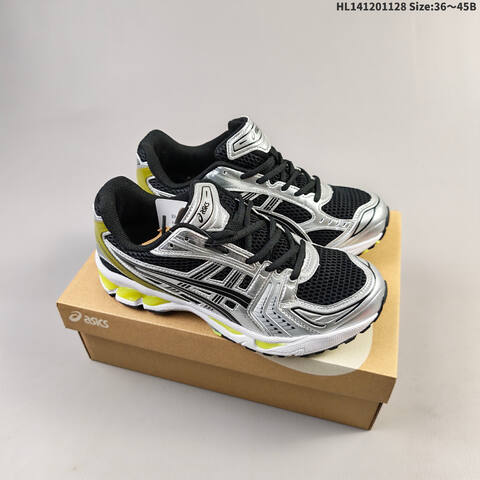 ASICS Gel-Kayano 14 Cream Silver Black Pink White EU 36-45 Running Shoe Running Sneakers - Unisex (BS-69214)