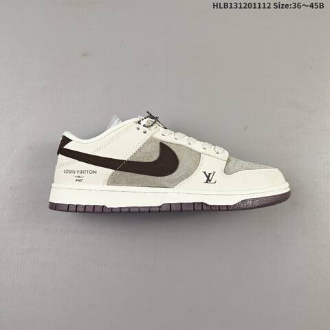 Nike SB Dunk Low Beige Navy Red Brown EU 36-45 Skate Shoe - Unisex (BS-63822)