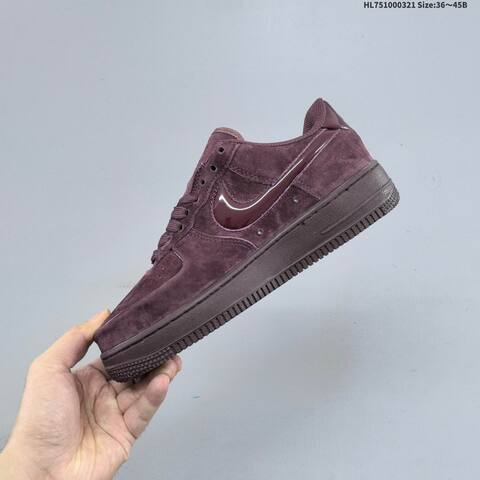 Nike Air Force 1 07 Burgundy Light Gray EU 36 45 Sneaker EU 36-45 - Unisex (BS-61205)