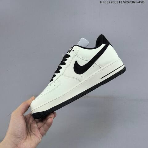 Nike Air Force 1 07 Low Stussy Off White Black EU 36-45 Sneaker - Unisex (BS-60374)