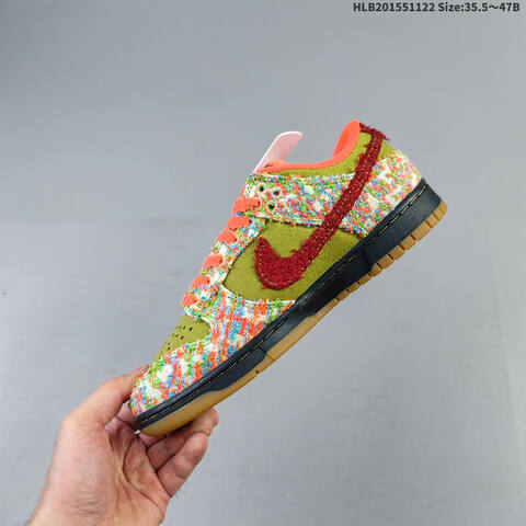 Nike SB Dunk Low Orange Red Green Multicolor EU 35 5-47 Skate Shoe - Unisex (BS-63270)