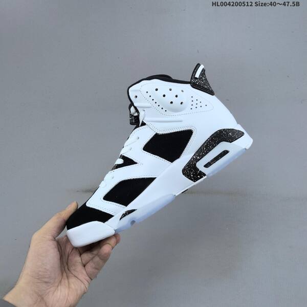 Jordan Air Jordan 6 Retro black / white / speckled 40~47.5 basketball