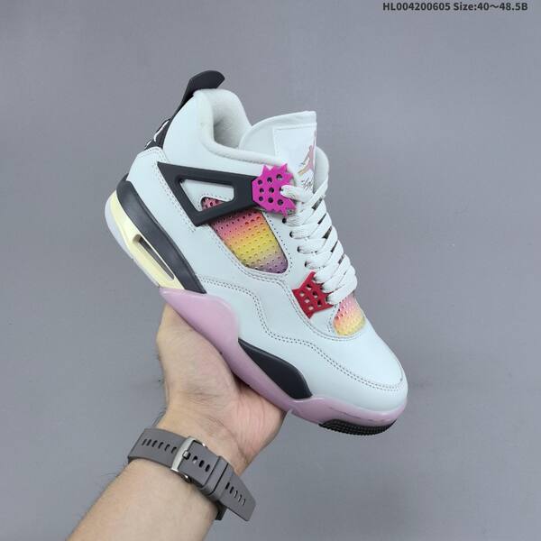 Jordan Air Jordan 4 Retro "Comic" white/black/pink/yellow gradient EU 40-48.5 basketball