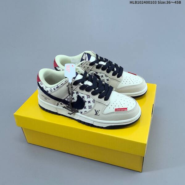 Nike Dunk Low off white grey navy red EU 36-45 skate shoe