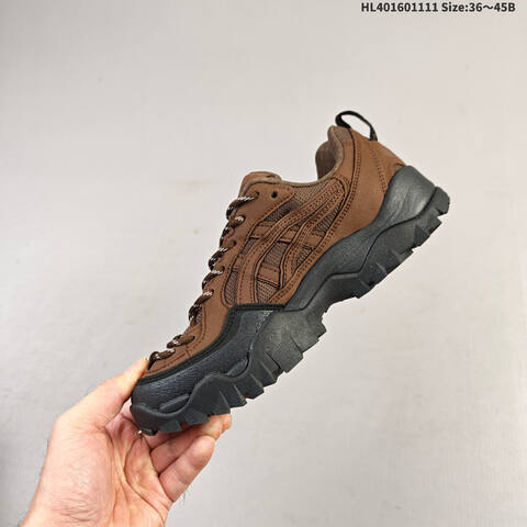 ASICS GEL PICKAX Brown Black EU 36-45 Trail Shoe Trail Running Sneakers - Unisex (BS-69316)
