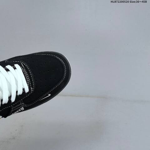 Nike Air Force 1 07 Low Stussy Black Yellow White EU 36-45 Sneaker - Unisex (BS-60244)