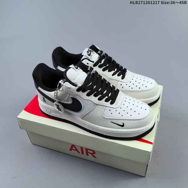 Nike Air Force 1 07 Low Black Light Blue White Beige Green Brown EU 36-45 skate shoe